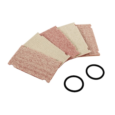 Walter Surface Technologies Welding Accessory Classic Pad/Graphite Insert-5PK 54B052